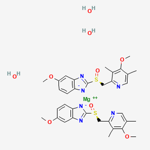 Chemical structure of Esomeprazole Magnesium trihydrate