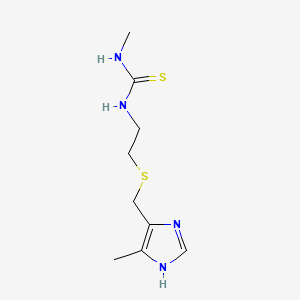 Chemical structure of Metiamide