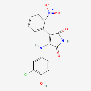 Chemical structure of SB 415286