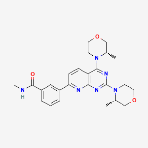 Chemical structure of AZD2014
