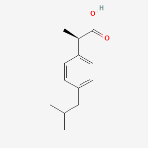 Chemical structure of Ibuprofen, (-)-