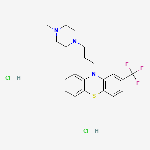 Chemical structure of Trifluoperazine 2HCl