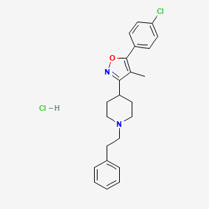 Chemical structure of L-741,742 hydrochloride