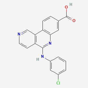 Chemical structure of Silmitasertib