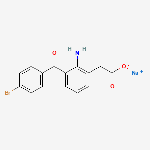 Chemical structure of Bromfenac Sodium