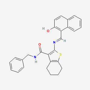 Chemical structure of JGB1741