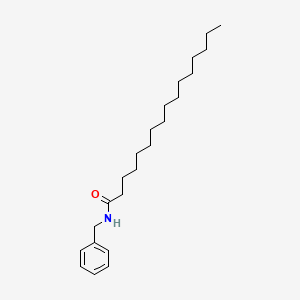 Chemical structure of N-Benzylpalmitamide