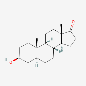 Chemical structure of Epiandrosterone
