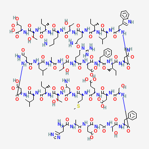 Chemical structure of GLP-2 (rat)