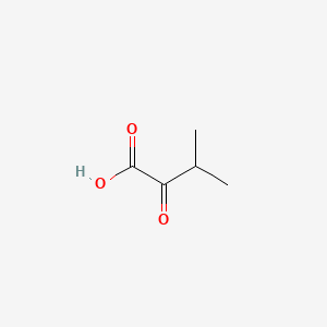 Chemical structure of Ketoisovaleric acid