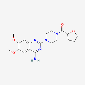 Chemical structure of Terazosin