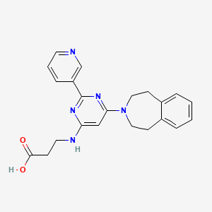 Chemical structure of GSK J2