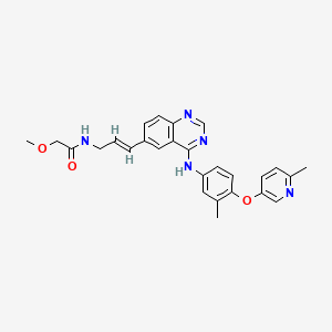 Chemical structure of CP-724714