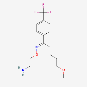 Chemical structure of Fluvoxamine