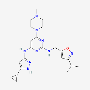 Chemical structure of XL228