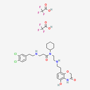 Chemical structure of AZ505 ditrifluoroacetate