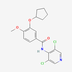 Chemical structure of Piclamilast