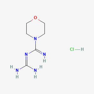 Chemical structure of Moroxydine HCl
