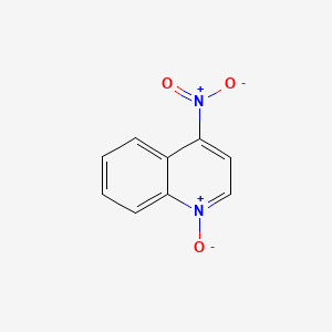 Chemical structure of 4-Nitroquinoline N-oxide