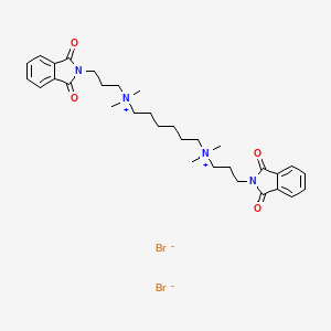 Chemical structure of W-84 dibromide