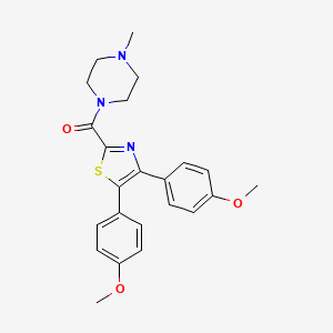 Chemical structure of FR122047 (hydrate)