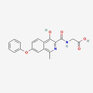 Chemical structure of FG-4592 (ASP1517)