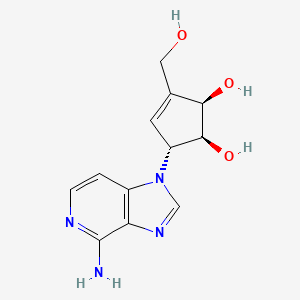 Chemical structure of 3-Deazaneplanocin,DZNep