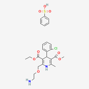 Chemical structure of Amlodipine Besylate