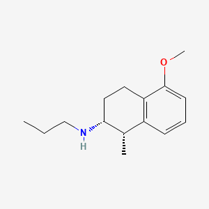 Chemical structure of (+)-AJ 76 hydrochloride