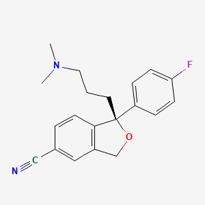Chemical structure of Escitalopram
