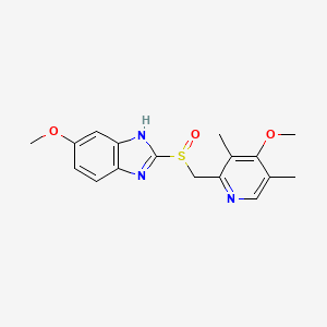 Chemical structure of Prilosec
