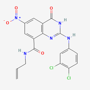 Chemical structure of AZ 10417808