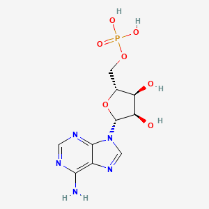 Chemical structure of Adenosine 5-monophosphate