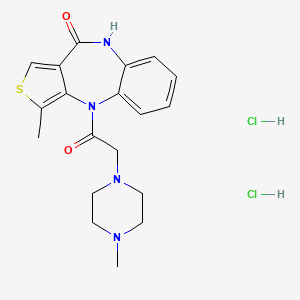 Chemical structure of Telenzepine dihydrochloride
