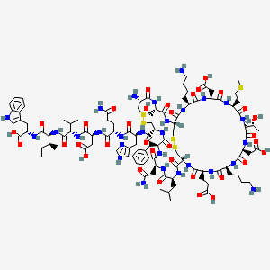 Chemical structure of Sarafotoxin S6a