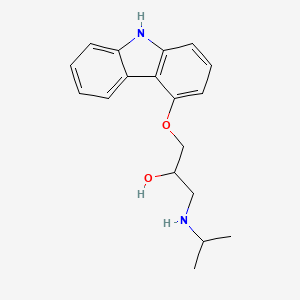 Chemical structure of Carazolol
