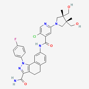 Chemical structure of PF 184