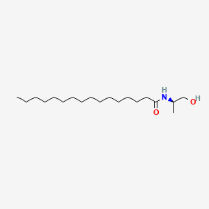 Chemical structure of R-Palmitoyl-(1-methyl) Ethanolamide
