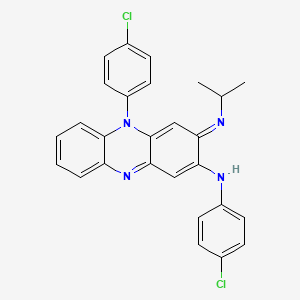 Chemical structure of Clofazimine