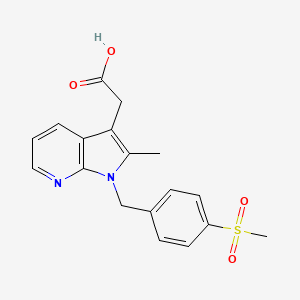 Chemical structure of NVP-QAV680