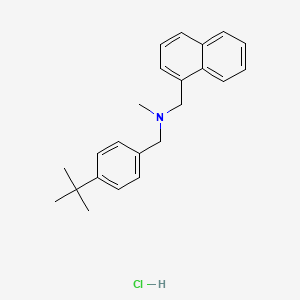 Chemical structure of Butenafine HCl