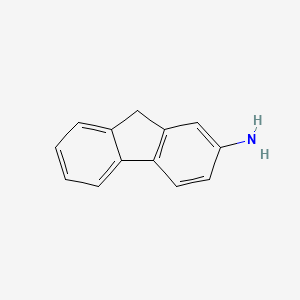 Chemical structure of 2-Aminofluorene