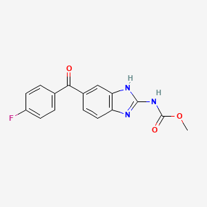 Chemical structure of Flubendazole