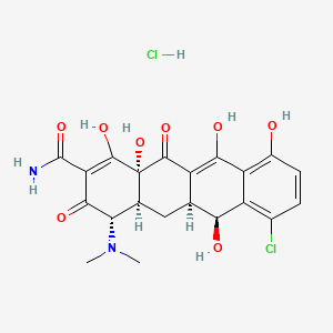 Chemical structure of Demeclocycline hydrochloride
