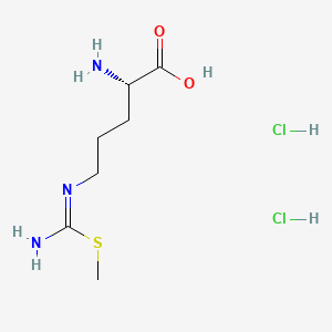 Chemical structure of S-methyl-L-Thiocitrulline (hydrochloride)