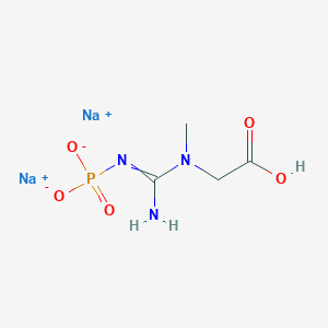 Chemical structure of Phosphocreatine sodium