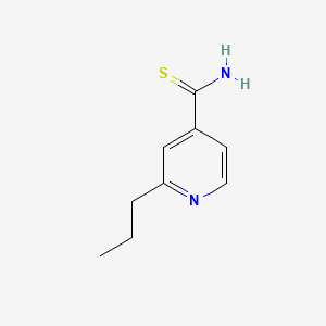 Chemical structure of Protionamide