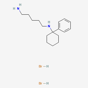 Chemical structure of IEM 1925 dihydrobromide