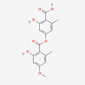 Chemical structure of Evernic Acid