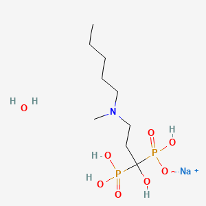 Chemical structure of Ibandronate sodium